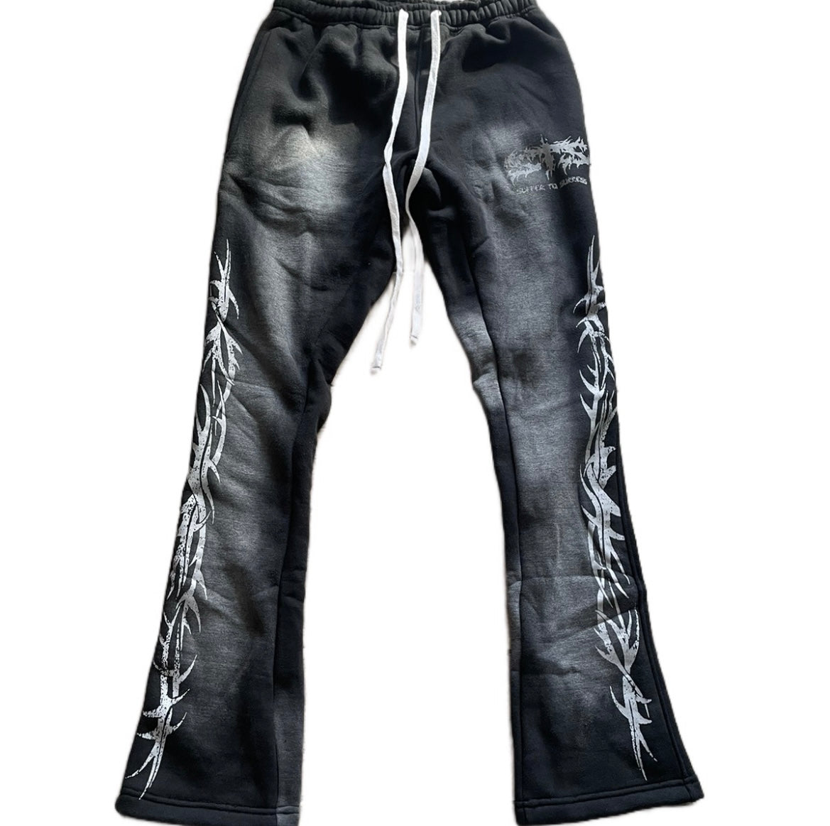 Sts skull stacked pants hoodie set